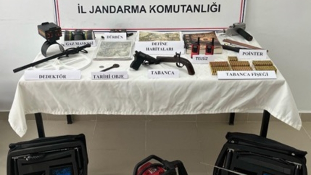 Kırklareli merkezli 3 ilde kaçak kazı operasyonunda 14 şüpheli yakalandı