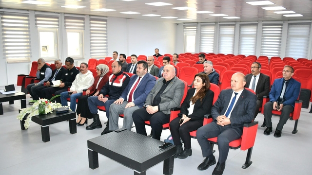 Gümüşhacıköy'de Türkiye Afet Müdahale Planı Toplantısı düzenlendi