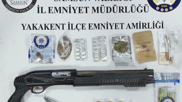 Samsun'da narko alan denetiminde 3 zanlı yakalandı
