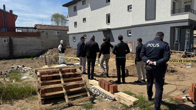 Sakarya'da inşaat kazısında kafatası bulundu