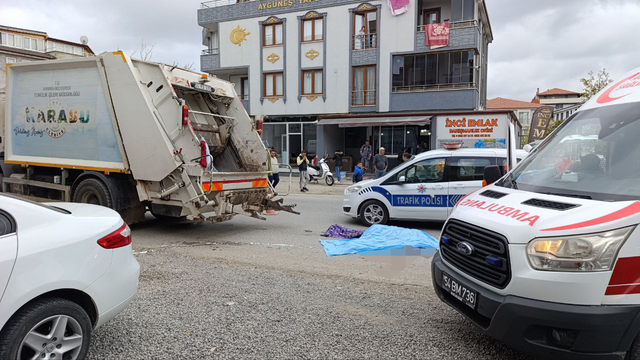 Sakarya'da çöp kamyonunun çarptığı yaşlı adam öldü