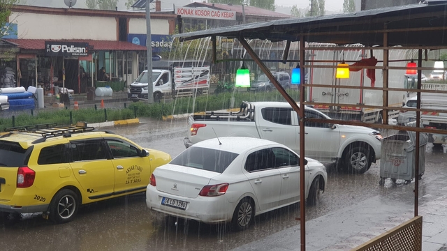 Ardahan'da kar, Erzurum'da sağanak etkili oldu