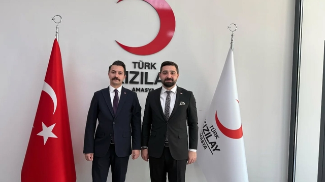 Göynücek Kaymakamı Demirgül, Amasya Kızılay Şubesi'ni ziyaret etti
