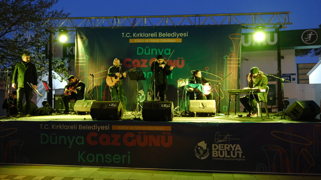 Kırklareli'nde Dünya Caz Günü kutlandı