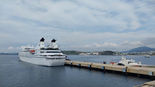 Bodrum'a "Star Legend" kruvaziyeriyle 286 yolcu geldi