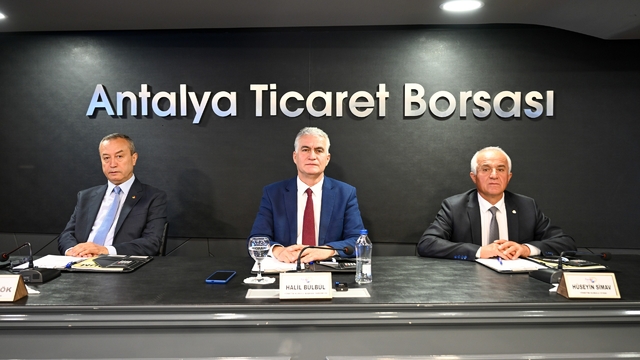 Antalya Ticaret Borsası Nisan Ayı Meclisi Toplansı yapıldı