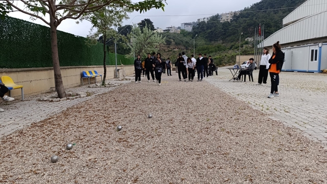 Hatay'da öğrenciler arasında bocce müsabakaları düzenlendi