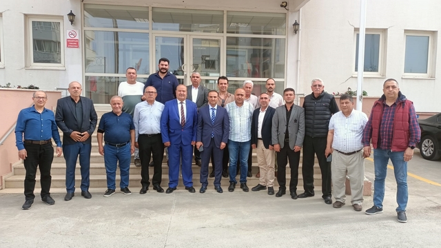 İskenderun'da muhtarlardan İlçe Emniyet Müdürü Güneş'e ziyaret