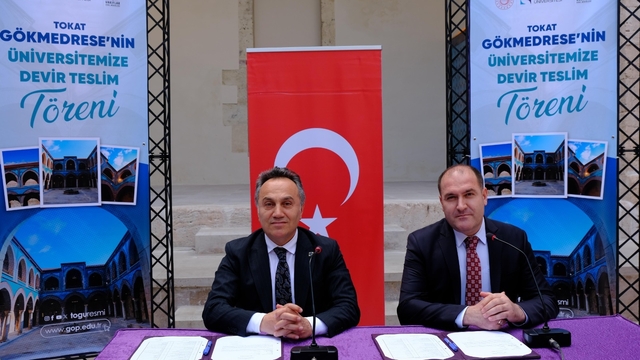 Tokat'taki tarihi Gökmedrese Gaziosmanpaşa Üniversitesine devredildi