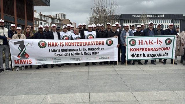 İç Anadolu'da 1 Mayıs Emek ve Dayanışma Günü kutlandı