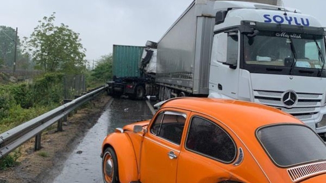 Anadolu Otoyolu'nda 7 ayrı kaza