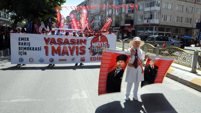 Trakya'da 1 Mayıs kutlamaları