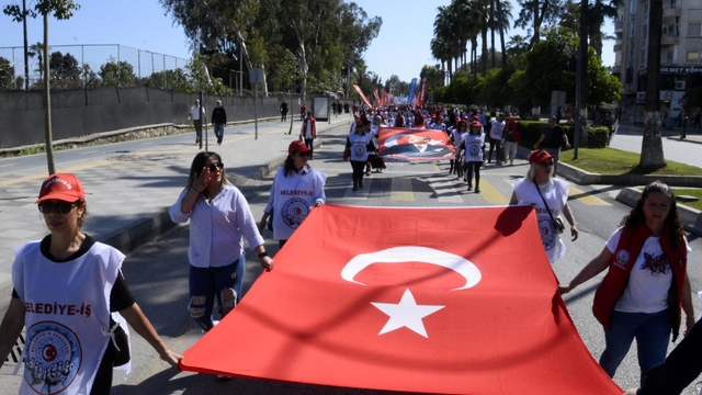 Mersin'de '1 Mayıs' coşkusu