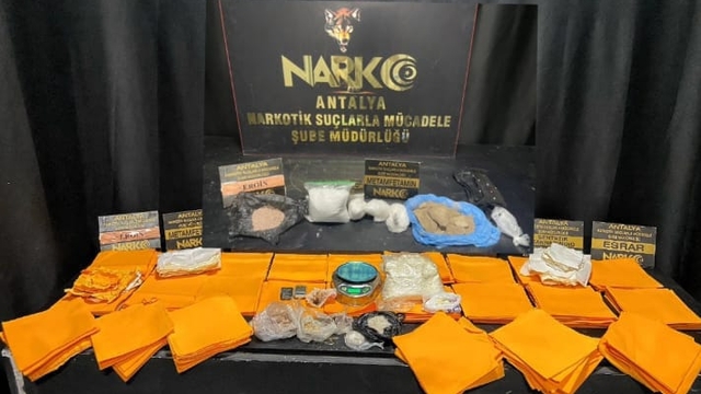 Antalya'da uyuşturucu operasyonunda 1 kişi yakalandı