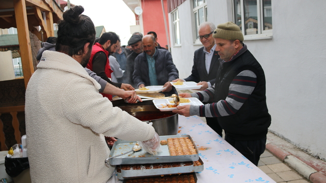 Taşova'da afet kurbanı kesildi