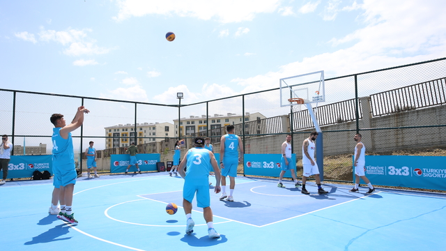 Türkiye Sigorta 3x3 Basketbol Turnuvası'nın Hatay etabı başladı
