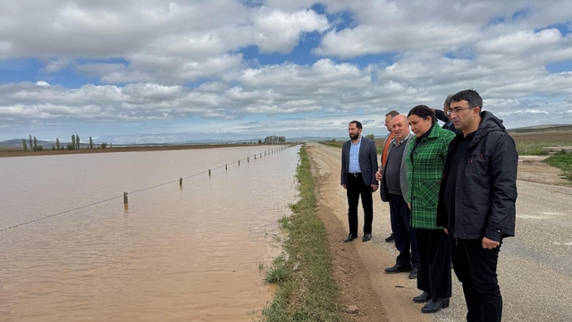 Kırşehir'de sağanak etkili oldu
