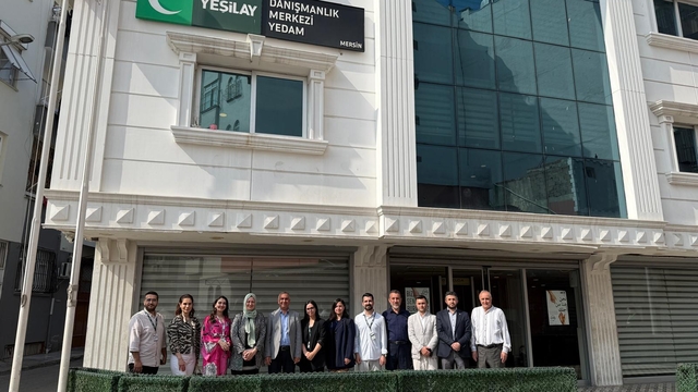 Yeşilay Mersin Şube Başkanlığına ziyaret