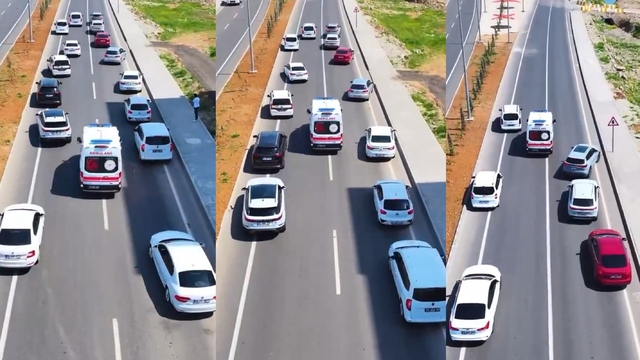 Batman'da 'Fermuar sistemi ile yaşama yol ver' tatbikatı