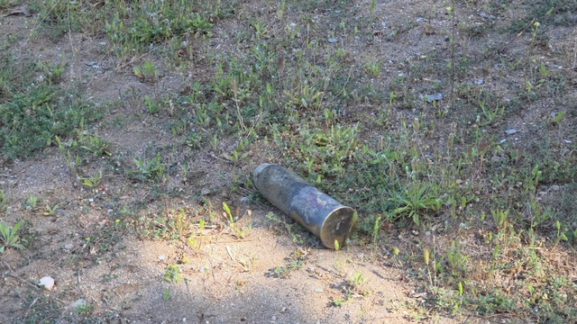 Bursa'da göl kenarında bulunan top mermisi imha edildi