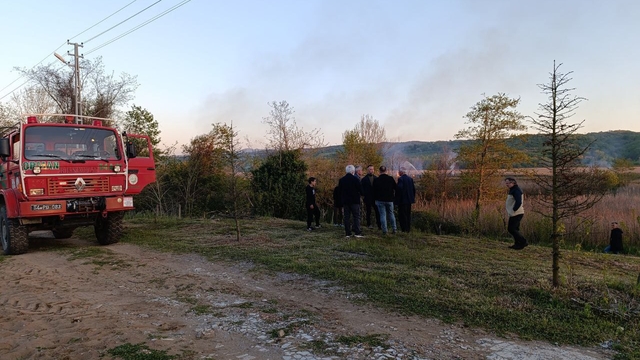 Sakarya'da arazi yangını söndürüldü