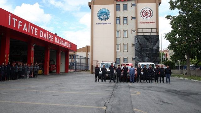 Kayseri itfaiyesi 1 ayda 567 olaya müdahale etti