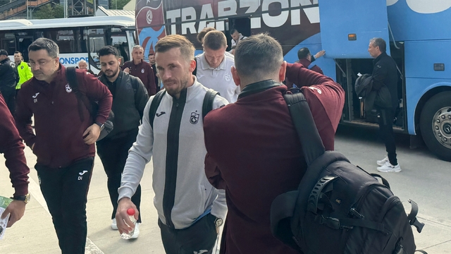 Trabzonspor kafilesi İstanbul'a gitti