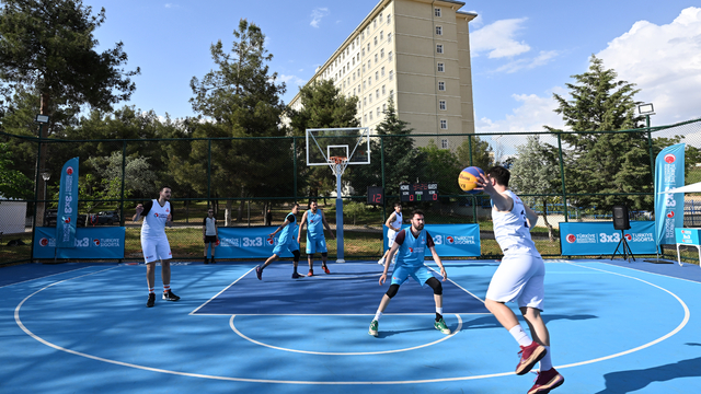 Türkiye Sigorta 3x3 Basketbol Turnuvaları'nın Gaziantep etabı tamamlandı