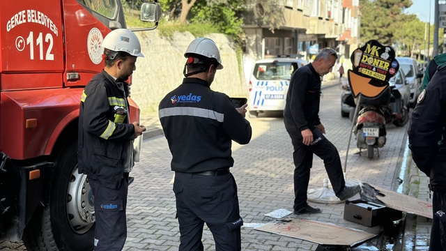 Gerze'de işyerinde çıkan yangın söndürüldü