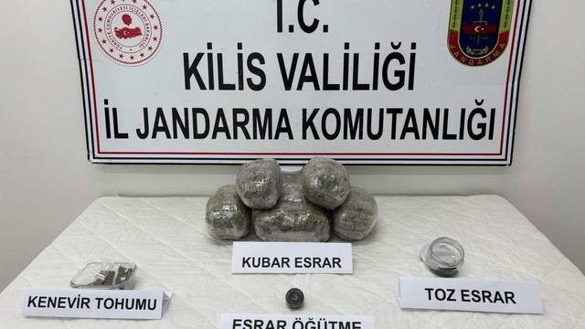 Kilis'te uyuşturucu zanlısı tutuklandı