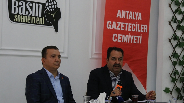 Antalya Emniyet Müdürü İlker Arslan AGC'nin "Basın Sohbetleri"nin konuğu oldu