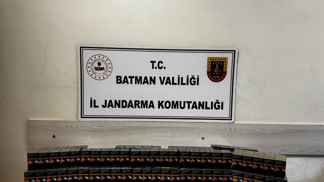 Batman'da gümrük kaçağı sigara ele geçirildi