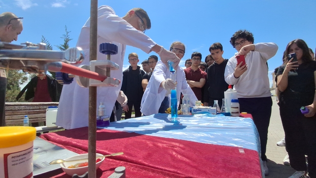 Beypazarı'nda lise öğrencileri projelerini yıl sonu sergisiyle tanıttı