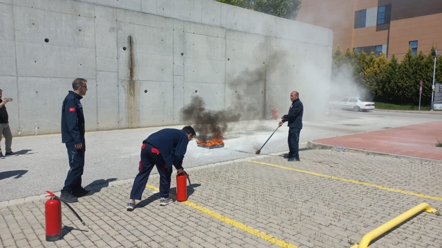 Eskişehir Şehir Hastanesinde tatbikat gerçekleştirildi