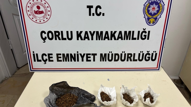Tekirdağ'da uyuşturucu operasyonu