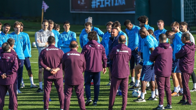 Trabzonspor'da Galatasaray mesaisi başladı