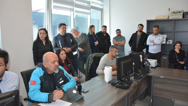 İscehisar'daki hastanede afet tatbikatı yapıldı