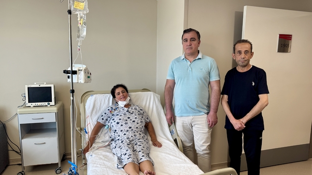 Diyalizde tanıştığı eşi gibi ikinci nakille hayata tutundu