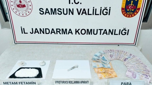 Samsun'da modeme gizlenen uyuşturucu ele geçirildi