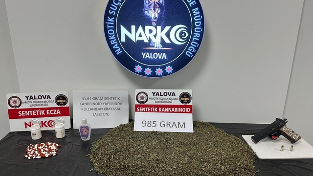 Yalova'da uyuşturucu operasyonunda yakalanan 2 zanlı tutuklandı