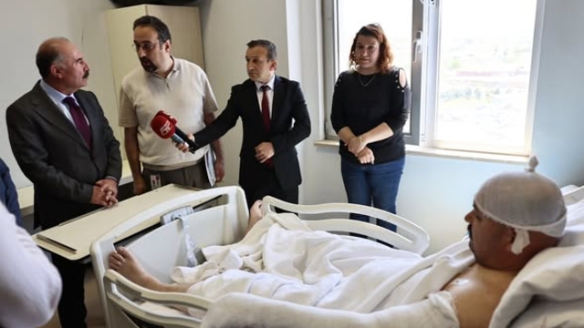 Çorum'daki patlamada yaralanan işçilerden 1'i taburcu edildi, 7'sinin tedavisi sürüyor