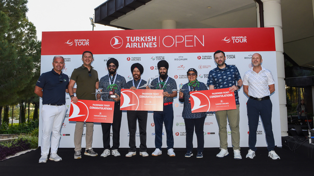Turkish Airlines Open Pro-Am Turnuvası'nda şampiyon belli oldu