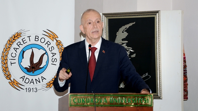 ÇÜTAM, Adana Ticaret Borsası Başkanı Şahin Bilgiç'i konuk etti