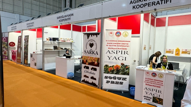 Kayseri'deki kadın kooperatifleri Uluslararası Gıda ve Gıda Teknolojileri Fuarı'na katıldı
