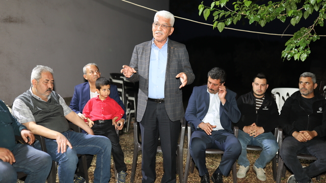 Mehmetli Belediye Başkanı Seyitoğlu, vatandaşlarla bir araya geldi