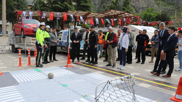 Amasya'da Karayolu Trafik Güvenliği Haftası etkinlikleri düzenlendi