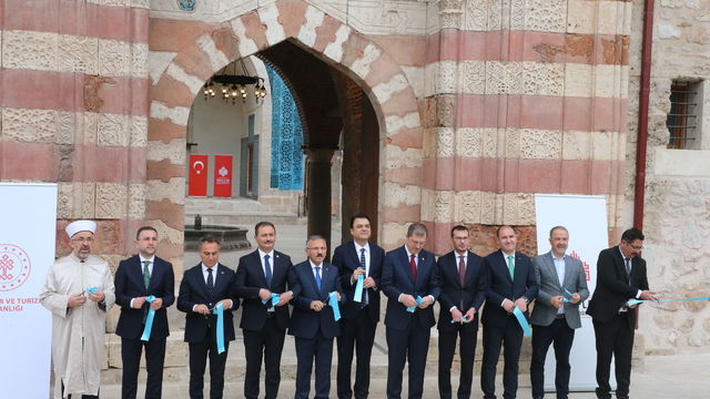 Tokat'ta bulunan turkuaz çinili Gökmedrese açıldı
