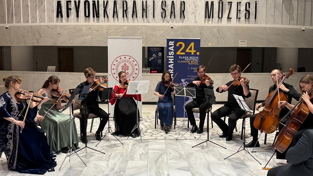 24. Afyonkarahisar Klasik Müzik Festivali'nde Prag oda müziği topluluğu sahne aldı