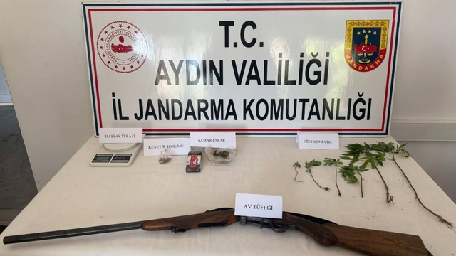 Karacasu'da uyuşturucu ticareti yaptığı iddia edilen şüpheli tutuklandı