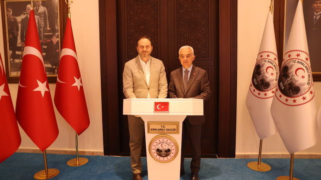 Yeşilay Genel Başkanı Dinç, Vali Turan'ı ziyaret etti
